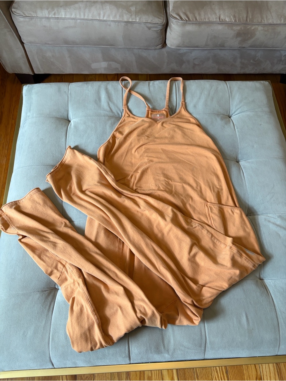 Free People Hot Shot Onesie - Burnt Orange - Picture 3 of 4